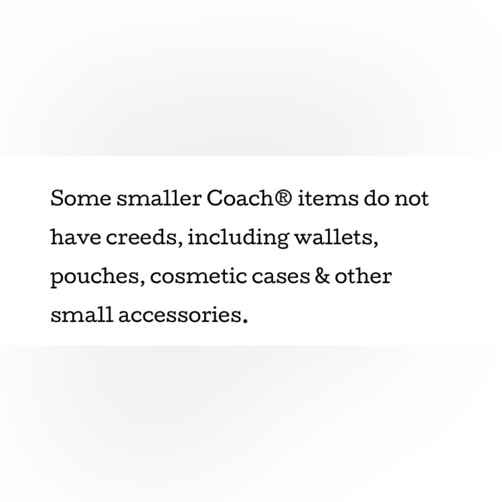 Coach How To Read Your Creed Like this for reference - Picture 7 of 16